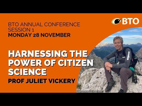 BTO Conference 2022 Session 1: Harnessing the power of citizen science