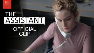 Video trailer för THE ASSISTANT | "Send Her In" Official Clip | Bleecker Street