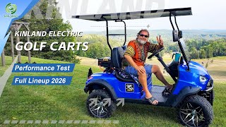 Kinland Electric Golf Carts | Performance +Test Full Lineup 2026#electricgolfcart #golfcart #cars