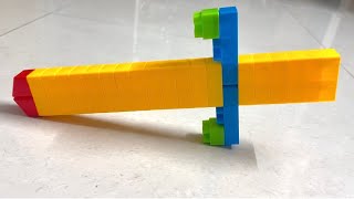 Sword Using Blocks l Building Blocks l Simple and Easy Blocks Game