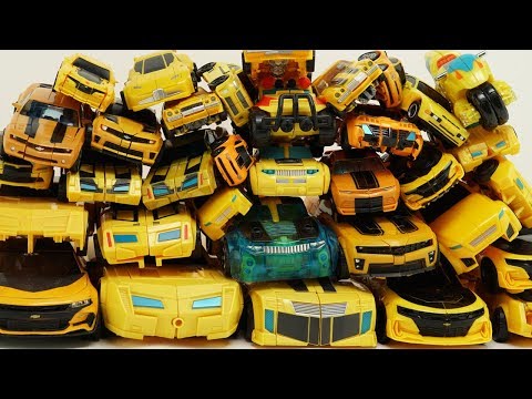 Full Transformers: Bumblebee Movie Yellow Car Autobots Collection трансформеры Cars Robot