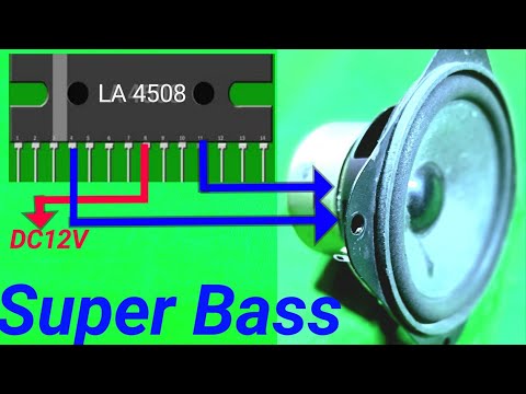 Audio amplifier project, LA4508