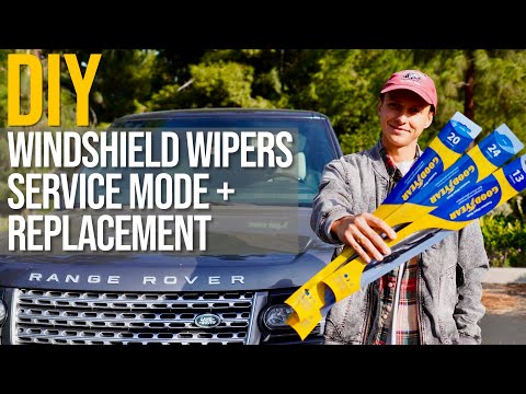 Range Rover Windshield Wipers Service Mode + Replacement Fixty #Fixty