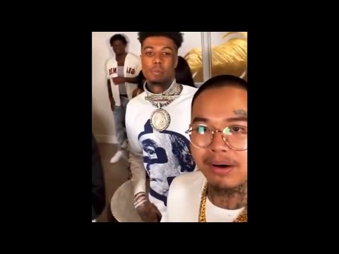 Stupid Young Rolls Dice At Blueface House