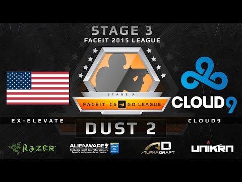 ex-Elevate vs Cloud9 - Dust 2 (FACEIT League Stage 3 NA)
