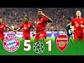 Bayern Munich vs Arsenal 5-1 ♦️ Champions League 2015/2016 Extended Goals & Highlights HD
