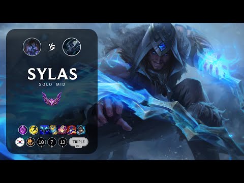 Sylas Mid vs Lissandra - KR Master Patch 13.13