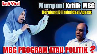 Download lagu LAGI VIRAL !!! MUMPUNI KRITIK MBG BERUJUNG DI INTIMIDASI APARAT , MBR PROGRAM ATAU POLITIK ? mp3