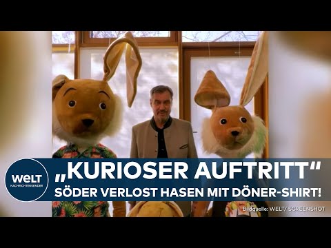 Video Thumbnail: DEUTSCHLAND: Söder verschenkt Shirts statt Eier! Instagram-Auftritt sorgt für Stirnrunzeln