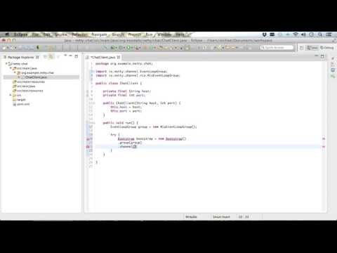 Building a chat client/server system with Netty in under 15 minutes.