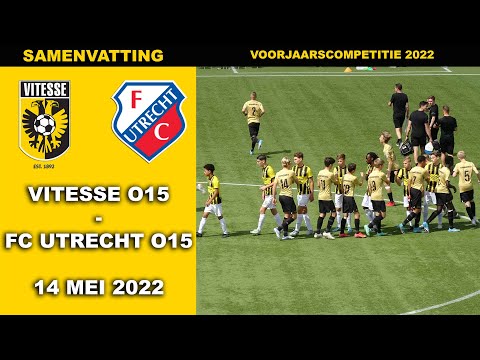 Samenvatting Vitesse O15 - FC UTRECHT O15  zaterdag 14 mei 2022