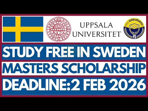 Uppsala University Scholarship 2026 | Step-by-Step Apply Guide for Masters & Undergraduate in Sweden