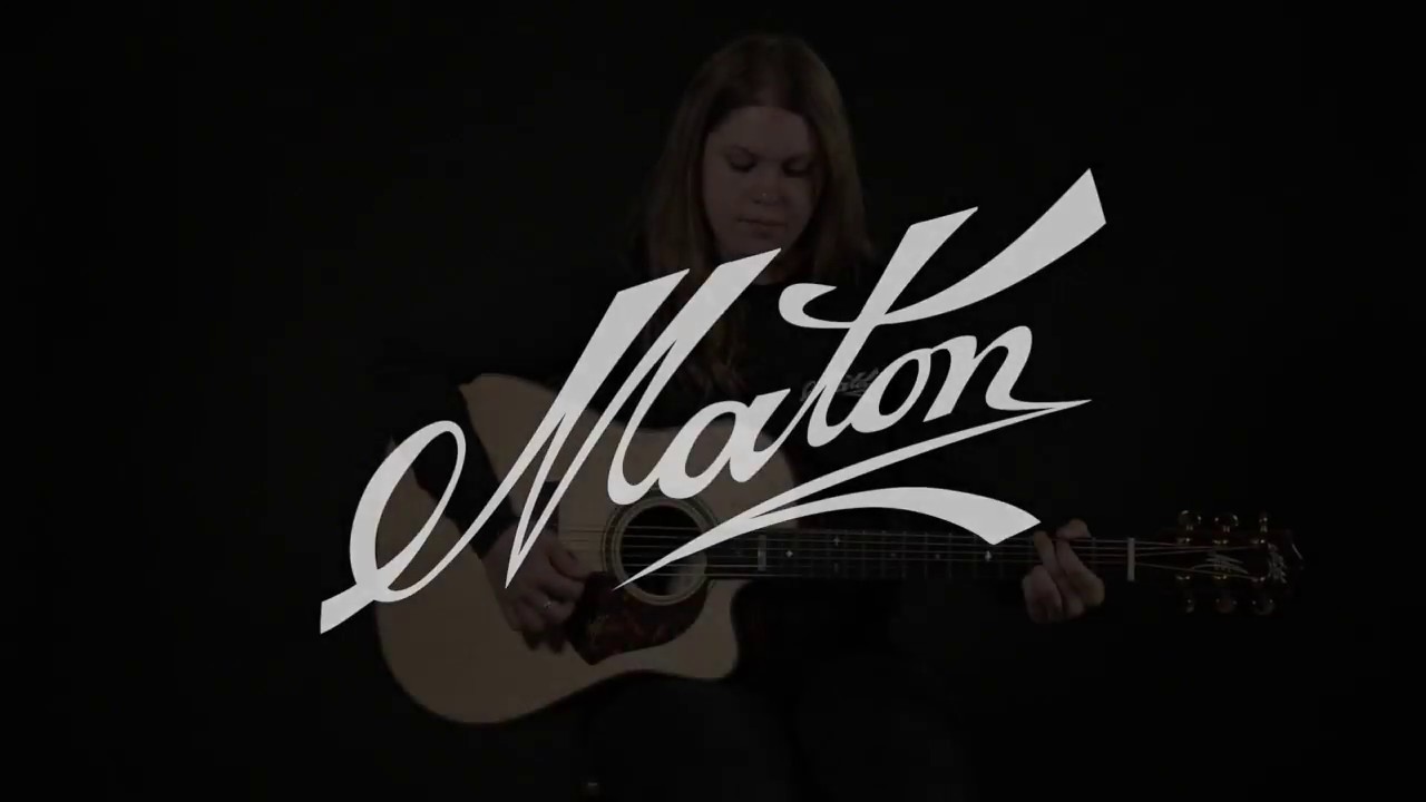 Maton EM100C Messiah Acoustic Electric Guitar w/Case - Natural Gloss