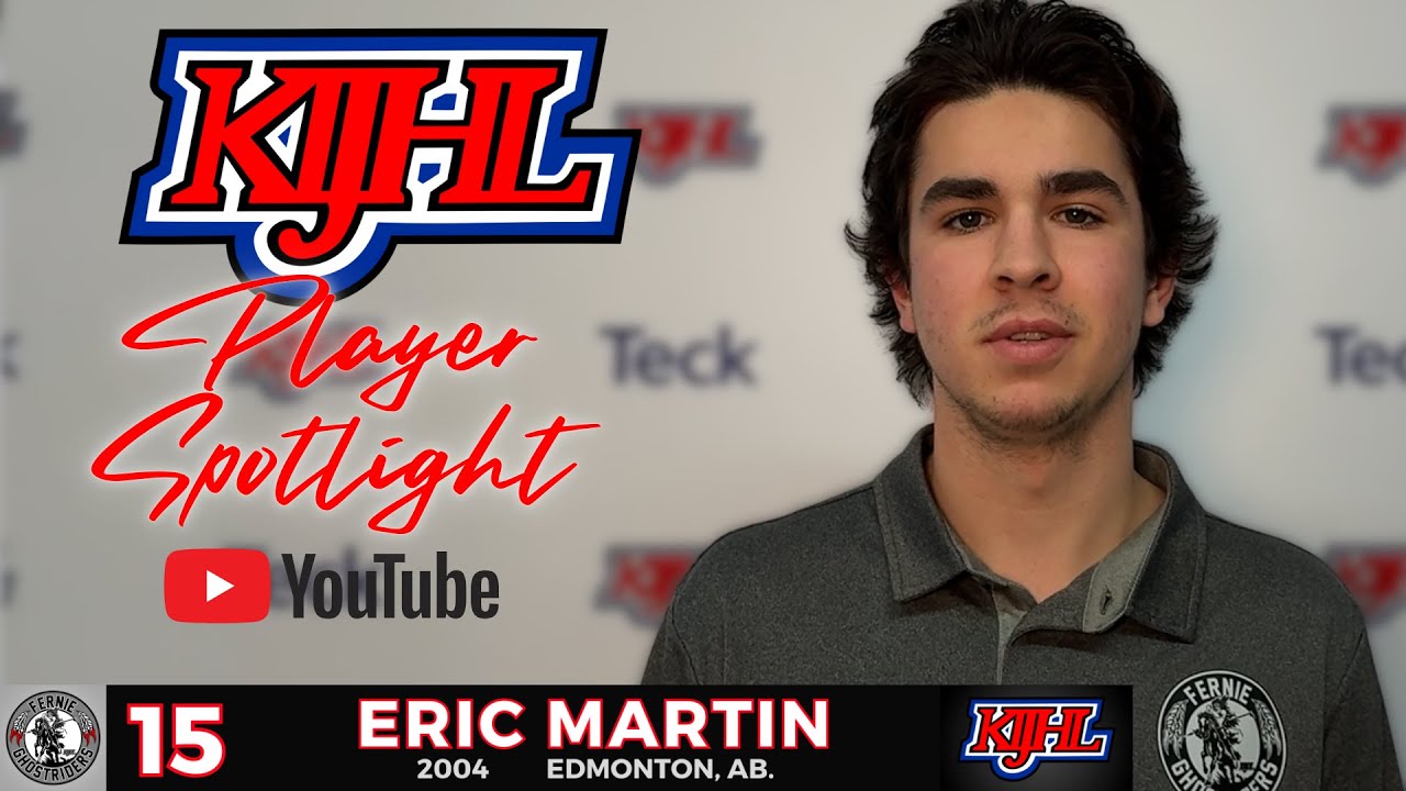 Player Spotlight - Eric Martin - Fernie Ghostriders