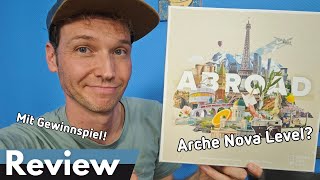 Abroad – Brettspiel – Review und Regelerklärung mit Gewinnspiel