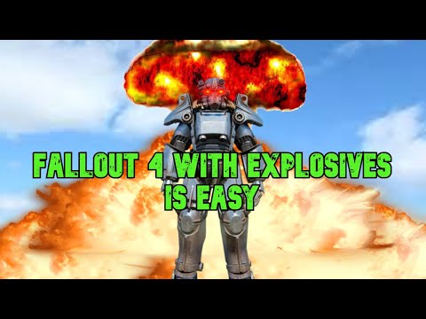 Can you beat Fallout 4 with only explosives?