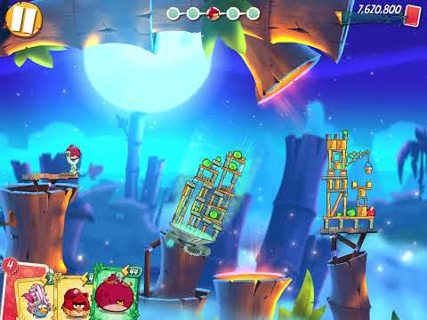 Angry birds 2: level 534 (Bamboo Forest/ Gravity Grove)