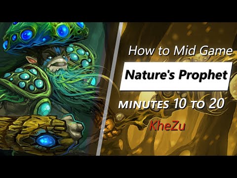 KheZu mid game Nature's Prophet | Minute 10 to 20