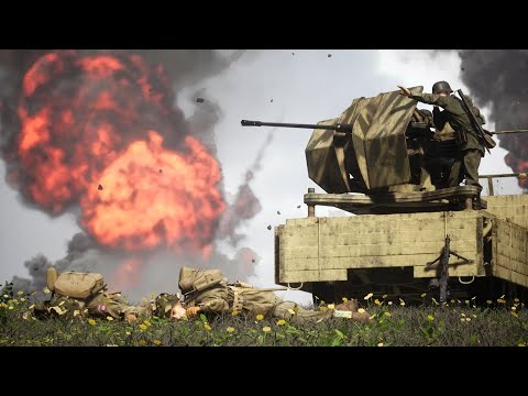 Post Scriptum 20mm FlaK 38 Street Battle - 4K [GER Comms/ENG Subs]