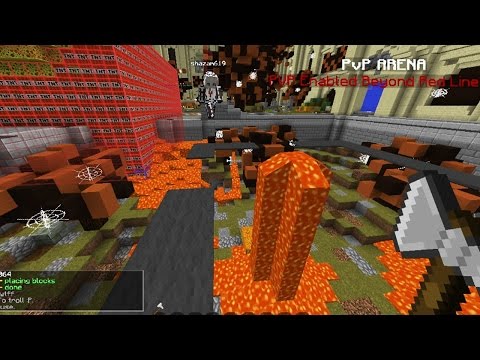 MINECRAFT FORCING OP AND GRIEFING SERVER'S SPAWN!