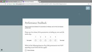 Request Feedback with a Survey
