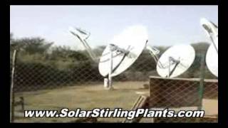 Solar Stirling Device for sell power back to the grid