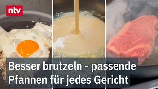 Keramik, Teflon, Gusseisen - passende Pfannen für jedes Gericht
