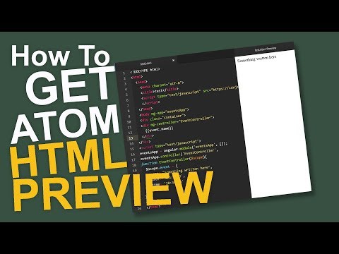How to get Live HTML preview in Atom [NoobCode]