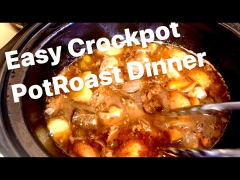 Slow cooker(crock pot) EASY Pot Roast