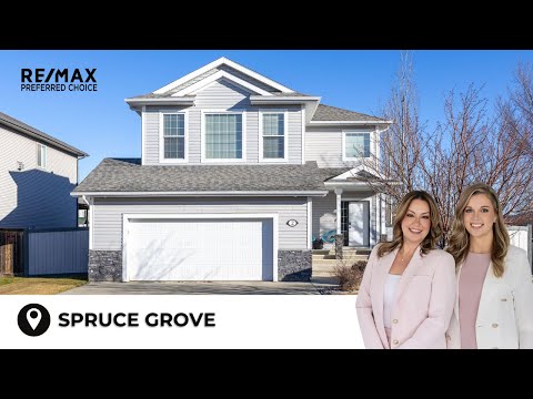 Beautiful Four Bedroom Family Home with Finished Basement on a Huge Lot in Spruce Grove!
