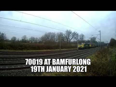 70019 at Bamfurlong   19th January 2021