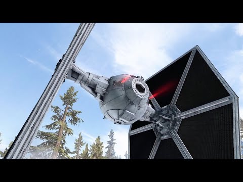 Corvus was damaged by the Death Star explosion / THE BATTLE OF ENDOR / Star Wars Battlefront 2