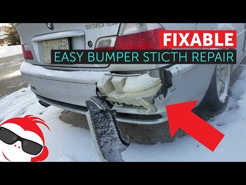 how to fix a bumper with zip ties how to fix a bumper with zip ties