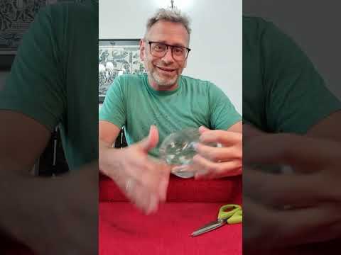 DIY Upcycled Storage Container using a Plastic Coke Bottle