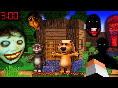 WHITE DEMON NEXTBOT STALKBOT AND TOMINO CHASED ME  in Minecraft - Gameplay - Coffin Meme