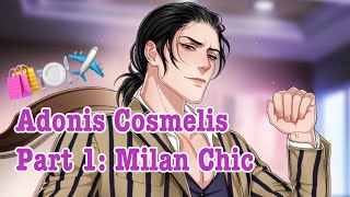 MeChat - Adonis Cosmelis - Part 1: Milan Chic 🛍️🍽️🛫 - 💎gem choices unlocked