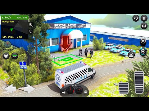 Offroad Police Van Drive:Transporter Sim 2020 Android Gameplay
