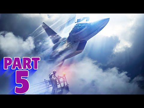 ACE COMBAT 7: SKIES UNKNOWN - PS5 Walkthrough - PART 5 - FLEET DESTRUCTION