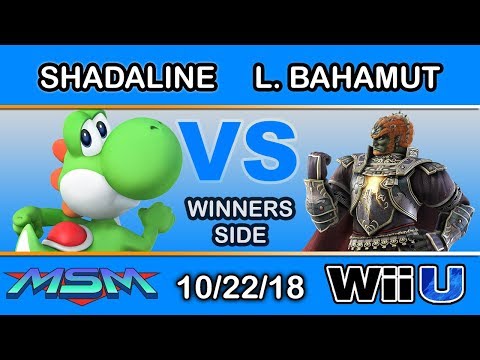 MSM 163 - Shadaline (Yoshi,Link) vs NSD | Lord Bahamut (Ganondorf) Winners R1 - Smash 4