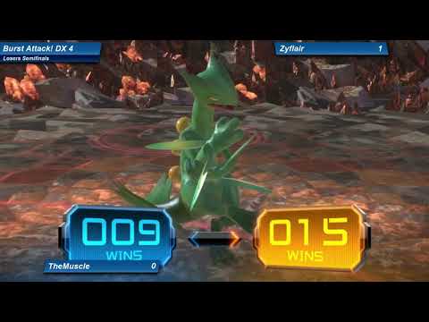 Burst Attack! DX 4: Losers Semis - Muscle (Sceptile/Machamp) VS Zyflair (Lucario)