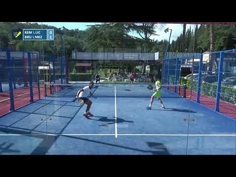 BRUNO\MEZZETTI VS LICCIARDI\REMEDI - SEMIFINALE OPEN PADEL CLUB SANTA CROCE 5000€