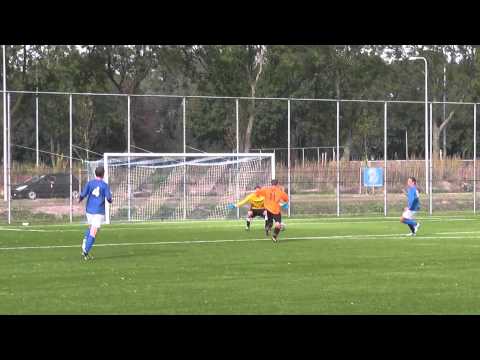 28 sept 2014 Kampong 2 - VV De Meern 2 com 1-2 Schot Jeroen op keeper