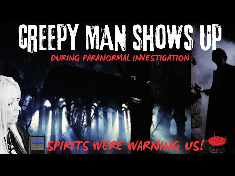 Creepy Man Shows Up During Paranormal Investigation/Spirits were warning us!  #paranormal #evp