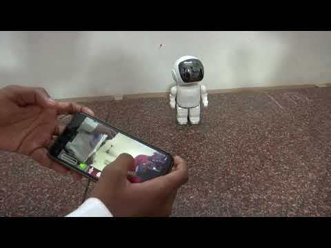TCS 03 Robot Monitor Camera Wi   Fi Enabled Indoor Security
