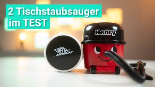 2 Tischstaubsauger im Test - Was der süße Henry & der stylische WEDO Akkusauger im Vergleich können!