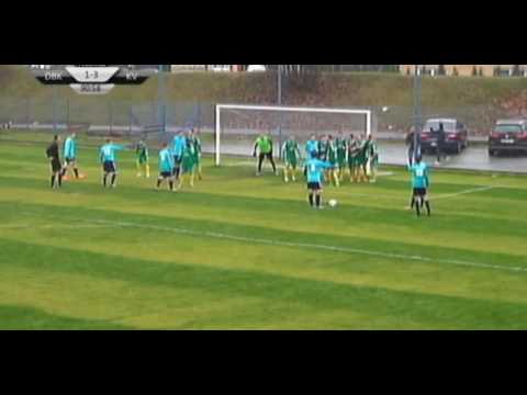 SK SENCO Doubravka 1:3 1. FC Karlovy Vary nepřímí volný kop