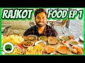 Rajkot Food Tour Episode 1 Kathiyawadi Breakfast Veggie Paaji