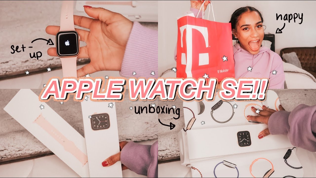 Apple Watch SE Unboxing + set up!! | Melody