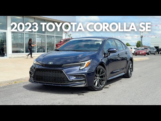 2023 Toyota Corolla SE 2.0L 4CYL, SE UPGRADE PACKAGE - 18" BL... in Cars & Trucks in Ottawa