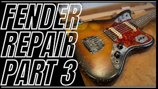 Video thumbnail for Fender Jaguar Vintage Guitar Repair Restoration Part 3 by Petrek Guitars